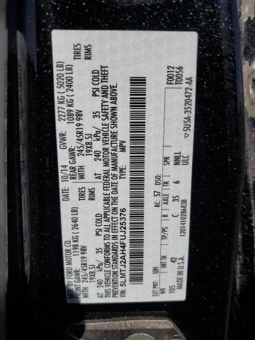 Photo 14 from auction – 2015 LINCOLN MKC with VIN 5LMTJ2AH4FUJ25376