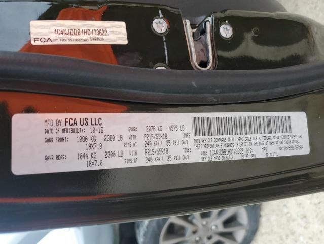 Photo 14 from auction – 2017 JEEP COMPASS SP with VIN 1C4NJDBB1HD173622
