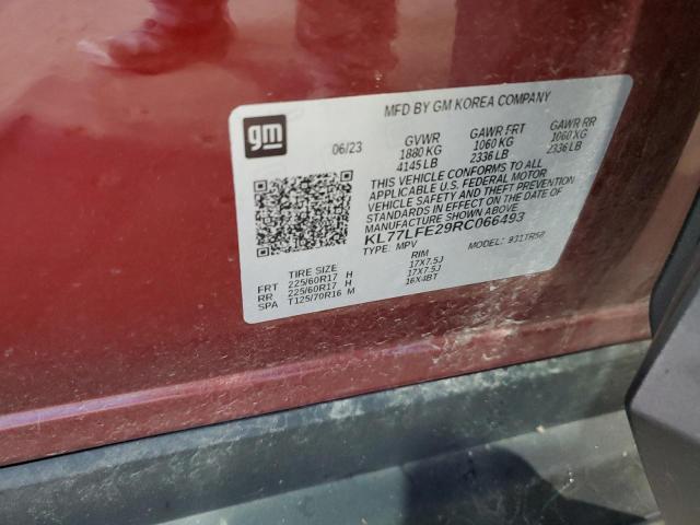 Фото 14 с аукциона – 2024 CHEVROLET TRAX LS с VIN KL77LFE29RC066493