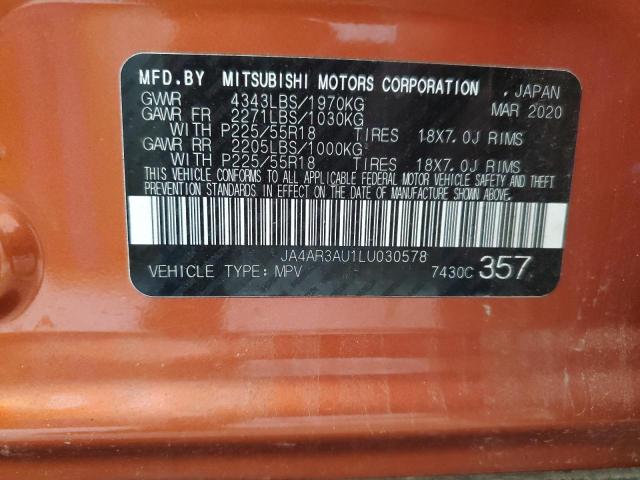 Photo 14 from auction – 2020 MITSUBISHI OUTLANDER with VIN JA4AR3AU1LU030578