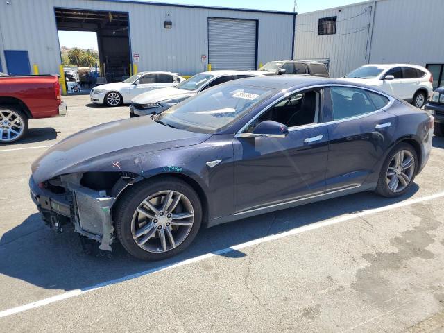 TESLA MODEL S 2014 with VIN 5YJSA1H19EFP53723 - Photo from auction