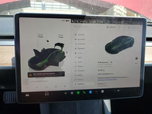 Photo 9 from auction – 2022 TESLA MODEL 3 with VIN 5YJ3E1EB4NF357611