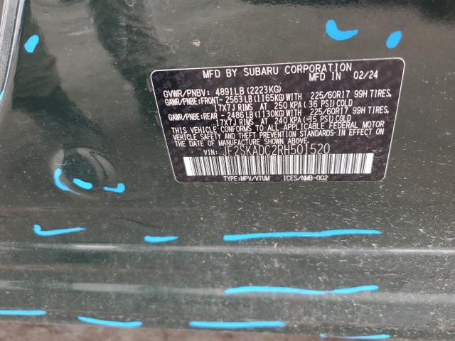 صورة رقم 14 من المزاد - 2024 SUBARU FORESTER P مع VIN JF2SKADC2RH501520