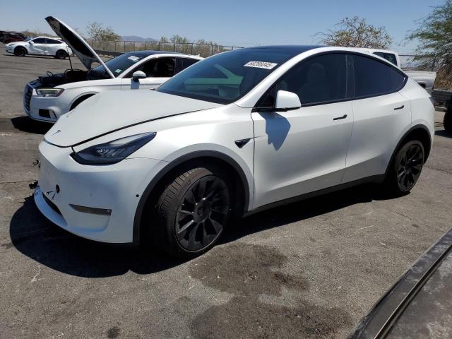 TESLA MODEL Y 2021 with VIN 5YJYGDEEXMF112483 - Photo from auction