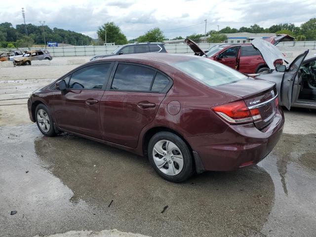 Photo 2 from auction – 2013 HONDA CIVIC LX with VIN 19XFB2F50DE061204