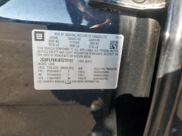 Photo 14 from auction – 2014 CHEVROLET EQUINOX LT with VIN 2GNFLFEK9E6276181