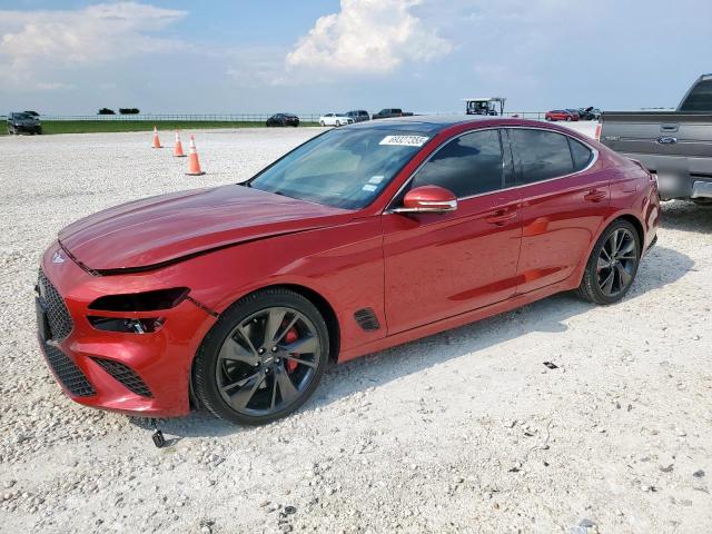 GENESIS G70 BASE 2022 with VIN KMTG54TE3NU095816 - Photo from auction