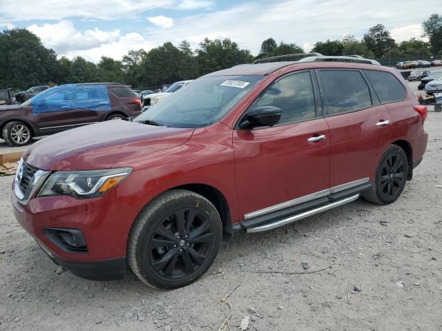 NISSAN PATHFINDER S 2017 with VIN 5N1DR2MM2HC695328 - Photo from auction
