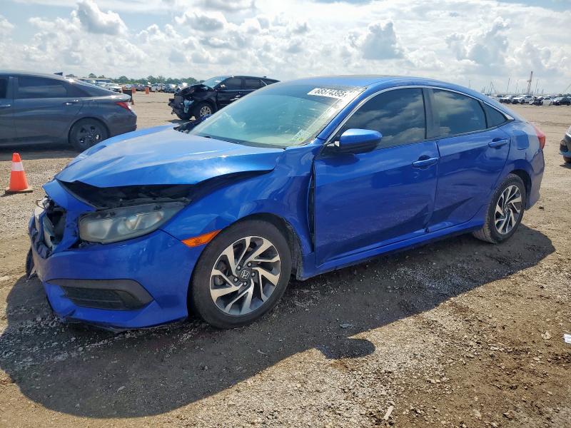 HONDA CIVIC EX 2018 with VIN 19XFC2F77JE025200 - Photo from auction
