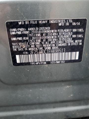 Photo 14 from auction – 2015 SUBARU FORESTER 2 with VIN JF2SJADC1FH498513