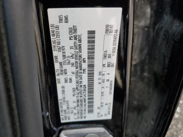Photo 14 from auction – 2015 FORD ESCAPE TIT with VIN 1FMCU9J99FUC72028