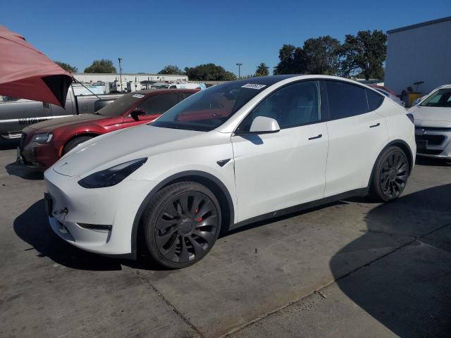 TESLA MODEL Y 2022 with VIN 7SAYGDEF5NF317822 - Photo from auction