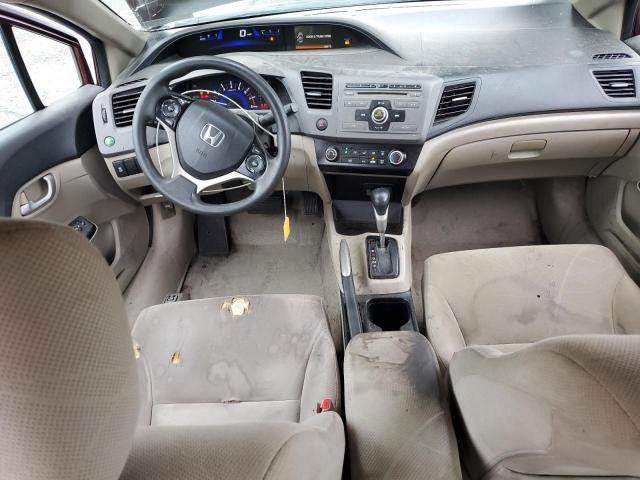 Photo 8 from auction – 2012 HONDA CIVIC LX with VIN 19XFB2F50CE373702