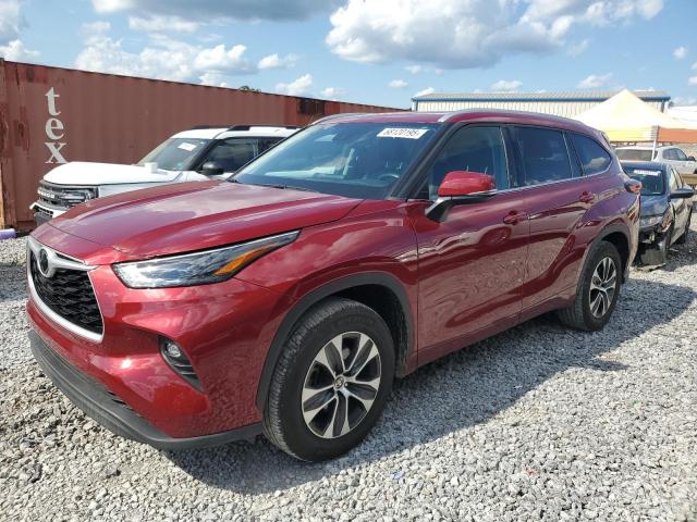 TOYOTA HIGHLANDER 2022 with VIN 5TDGZRAH8NS541329 - Photo from auction