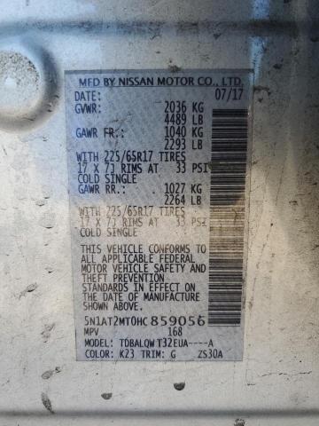 Photo 14 from auction – 2017 NISSAN ROGUE S with VIN 5N1AT2MT0HC859056