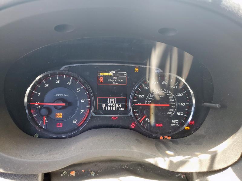 Photo 9 from auction – 2018 SUBARU WRX with VIN JF1VA1A67J9836337