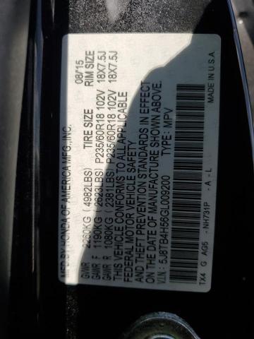 Photo 14 from auction – 2016 ACURA RDX TECHNO with VIN 5J8TB4H56GL009200