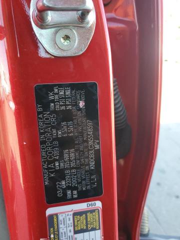 Photo 14 from auction – 2022 KIA NIRO LX with VIN KNDCB3LC3N5548597