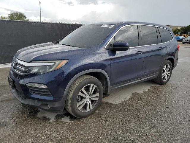 HONDA PILOT EX 2018 with VIN 5FNYF5H39JB031666 - Photo from auction