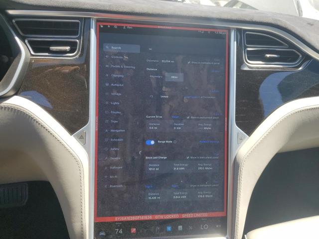 Photo 9 from auction – 2016 TESLA MODEL S with VIN 5YJSA1E28GF141836