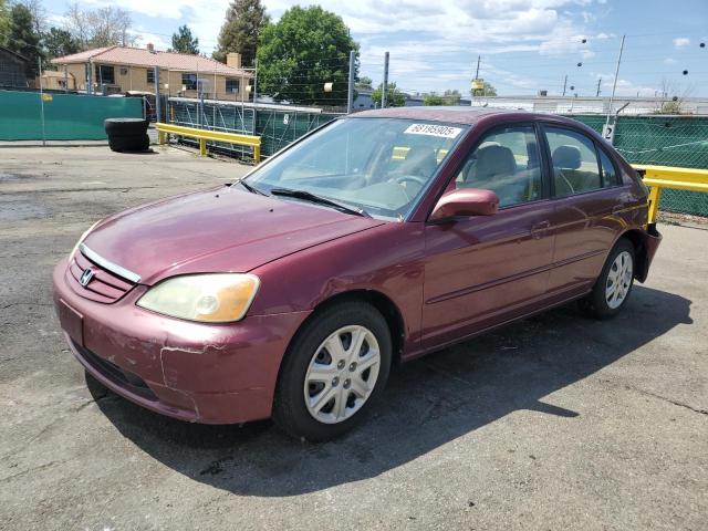 HONDA CIVIC 2D C 2003 with VIN 1HGES26703L034802 - Photo from auction