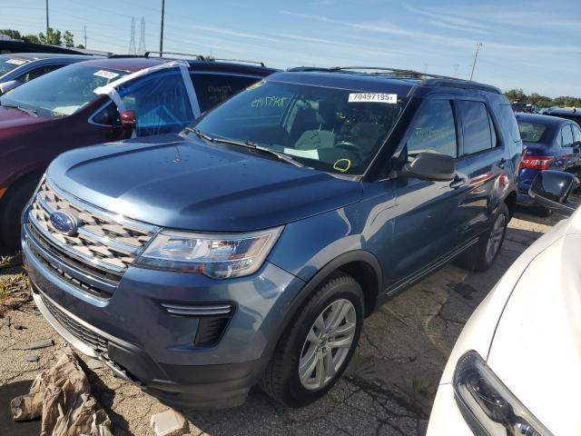 FORD EXPLORER X 2018 with VIN 1FM5K8DH7JGA58920 - Photo from auction