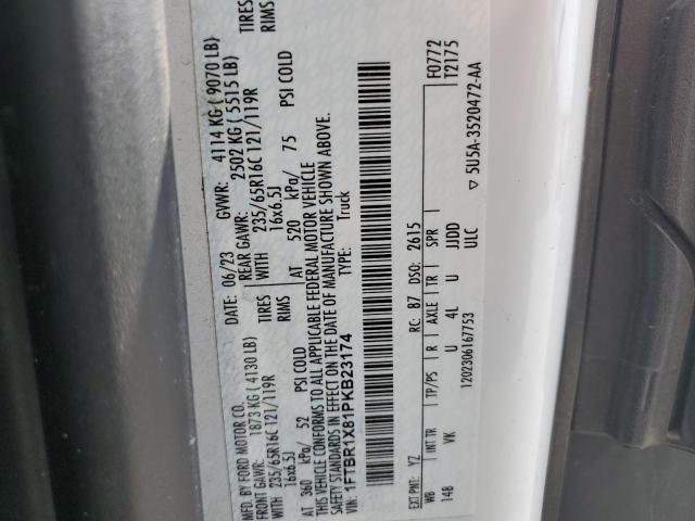 Photo 14 from auction – 2023 FORD TRANSIT T- with VIN 1FTBR1X81PKB23174