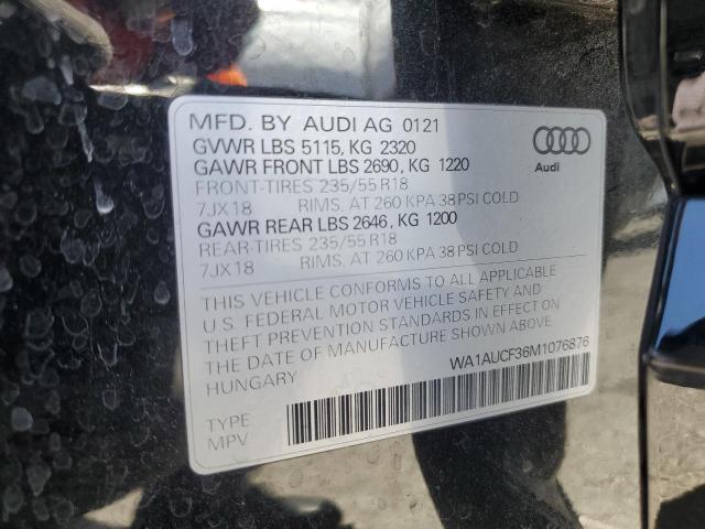 Photo 14 from auction – 2021 AUDI Q3 PREMIUM with VIN WA1AUCF36M1076876