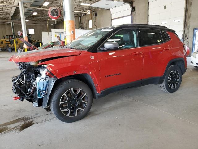 JEEP COMPASS TRAILHAWK 2020 with VIN 3C4NJDDB2LT221581 - Photo from auction