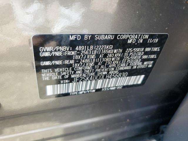 Photo 14 from auction – 2020 SUBARU FORESTER L with VIN JF2SKAUC0LH456830