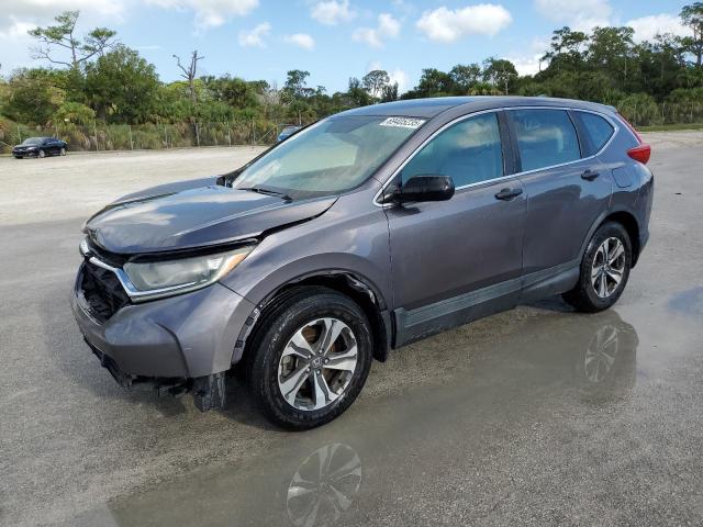 HONDA CR-V LX 2017 with VIN 7FARW5H38HE011668 - Photo from auction