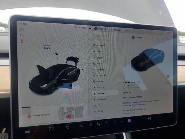 Photo 9 from auction – 2020 TESLA MODEL 3 with VIN 5YJ3E1EB9LF711345