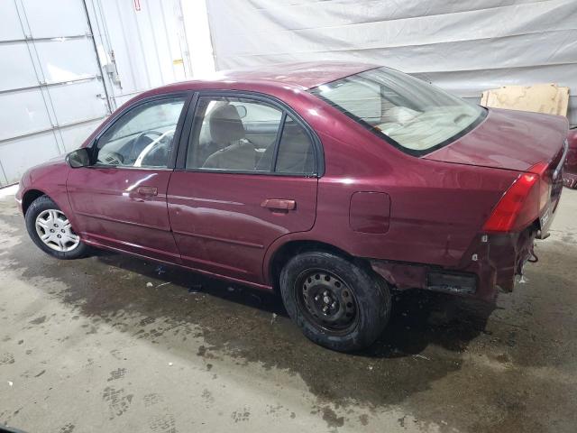 Photo 2 from auction – 2002 HONDA CIVIC LX with VIN 2HGES16532H534540
