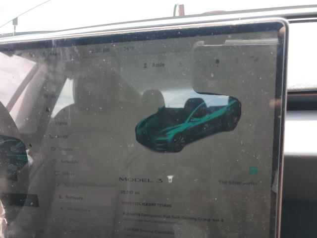Photo 9 from auction – 2024 TESLA MODEL 3 with VIN 5YJ3E1EAXRF751496