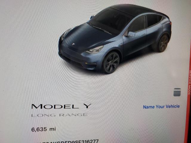 Photo 9 from auction – 2025 TESLA MODEL Y with VIN 7SAYGDED9SF316277