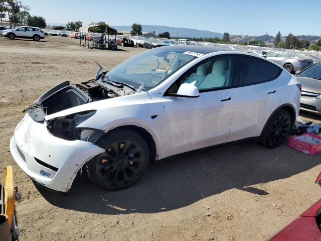 TESLA MODEL Y 2021 with VIN 5YJYGDEE2MF122473 - Photo from auction