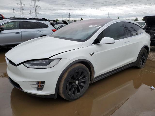 TESLA MODEL X 2017 with VIN 5YJXCBE27HF049382 - Photo from auction