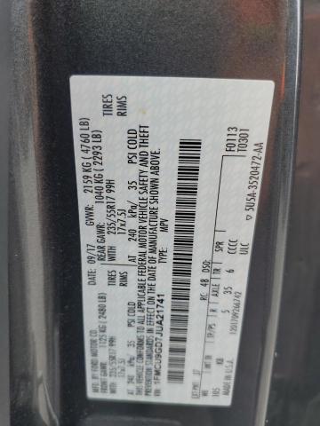 Photo 14 from auction – 2018 FORD ESCAPE SE with VIN 1FMCU9GD7JUA21741