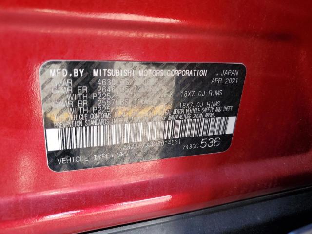 Photo 14 from auction – 2022 MITSUBISHI ECLIPSE CR with VIN JA4ATVAA4NZ014531