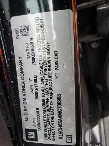 Photo 14 from auction – 2021 CHEVROLET SPARK ACTI with VIN KL8CH6SA4MC708988
