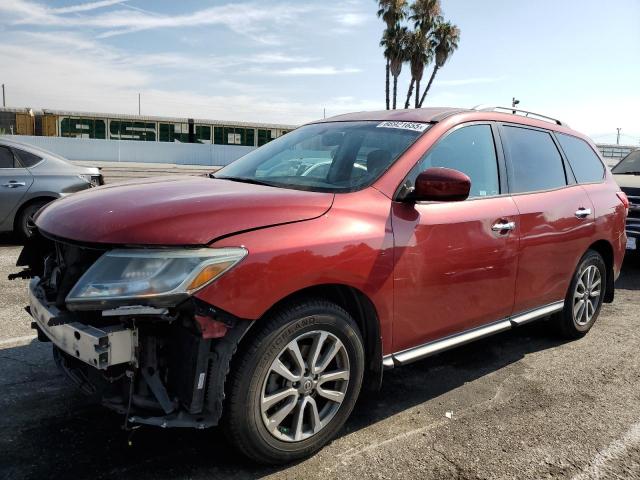 NISSAN PATHFINDER S 2015 with VIN 5N1AR2MN5FC722207 - Photo from auction