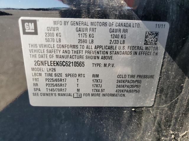 Foto 14 de la subasta – 2012 CHEVROLET EQUINOX LT con VIN 2GNFLEEK6C6210565