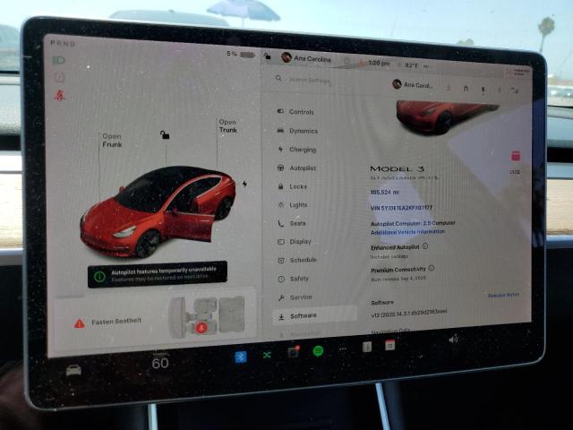 Photo 9 from auction – 2019 TESLA MODEL 3 with VIN 5YJ3E1EA2KF307177