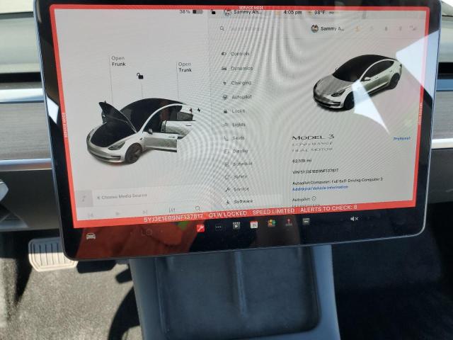 Photo 9 from auction – 2022 TESLA MODEL 3 with VIN 5YJ3E1EB9NF137817
