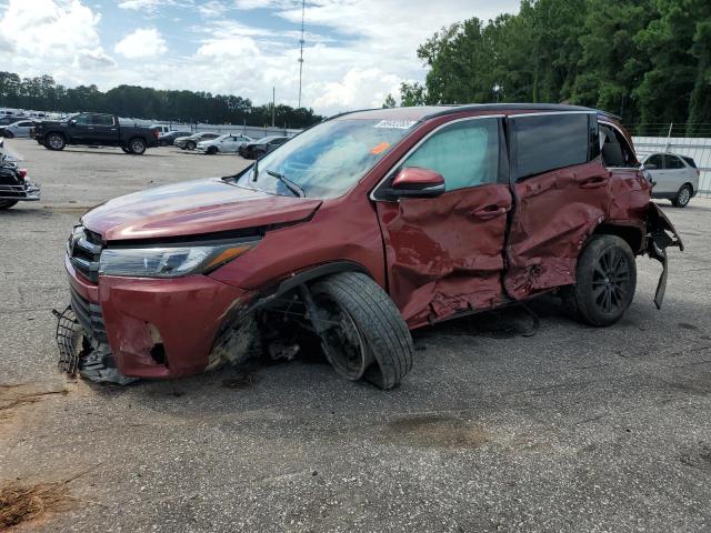 TOYOTA HIGHLANDER 2019 with VIN 5TDJZRFH2KS606086 - Photo from auction