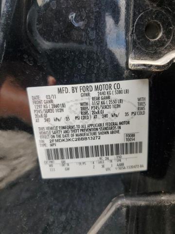 Photo 14 from auction – 2011 FORD EDGE LIMIT with VIN 2FMDK3KC2BBB13272