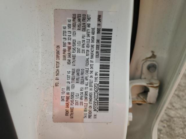 Photo 14 from auction – 2012 MAZDA CX-9 with VIN JM3TB3DA0C0342202