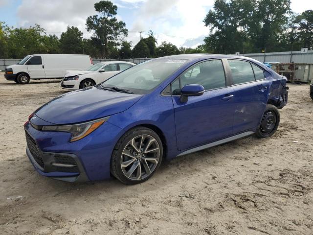 TOYOTA COROLLA SE 2021 with VIN 5YFS4MCE9MP092829 - Photo from auction