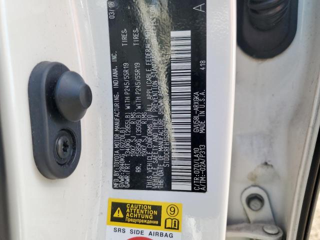 Photo 14 from auction – 2016 TOYOTA HIGHLANDER with VIN 5TDDCRFH1GS016788