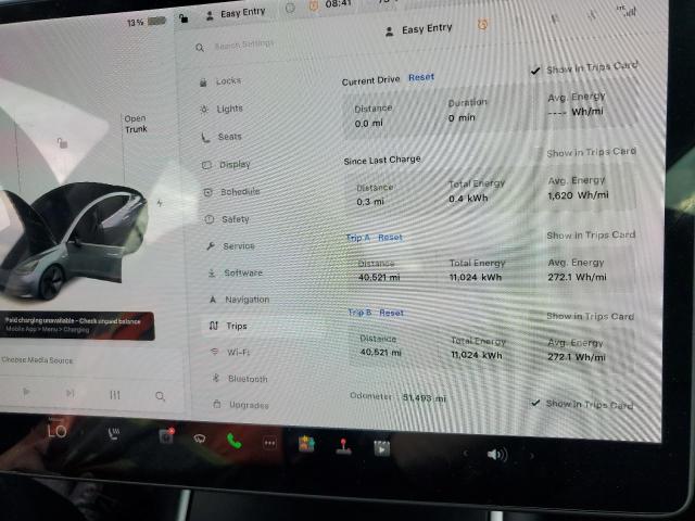 Photo 9 from auction – 2020 TESLA MODEL 3 with VIN 5YJ3E1EA2LF704924